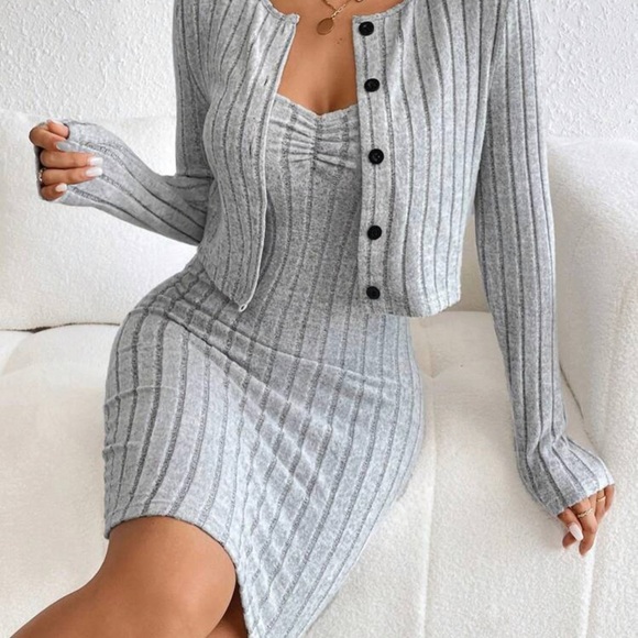 Button Front Jacket & Cami Dress *NEW* - Picture 3 of 8